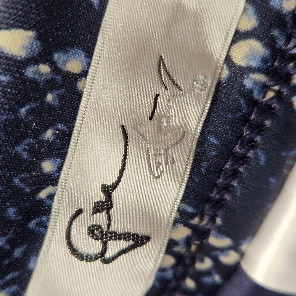 GREG NORMAN Stylish Blue Patterned SKORT - Picture 3 of 7